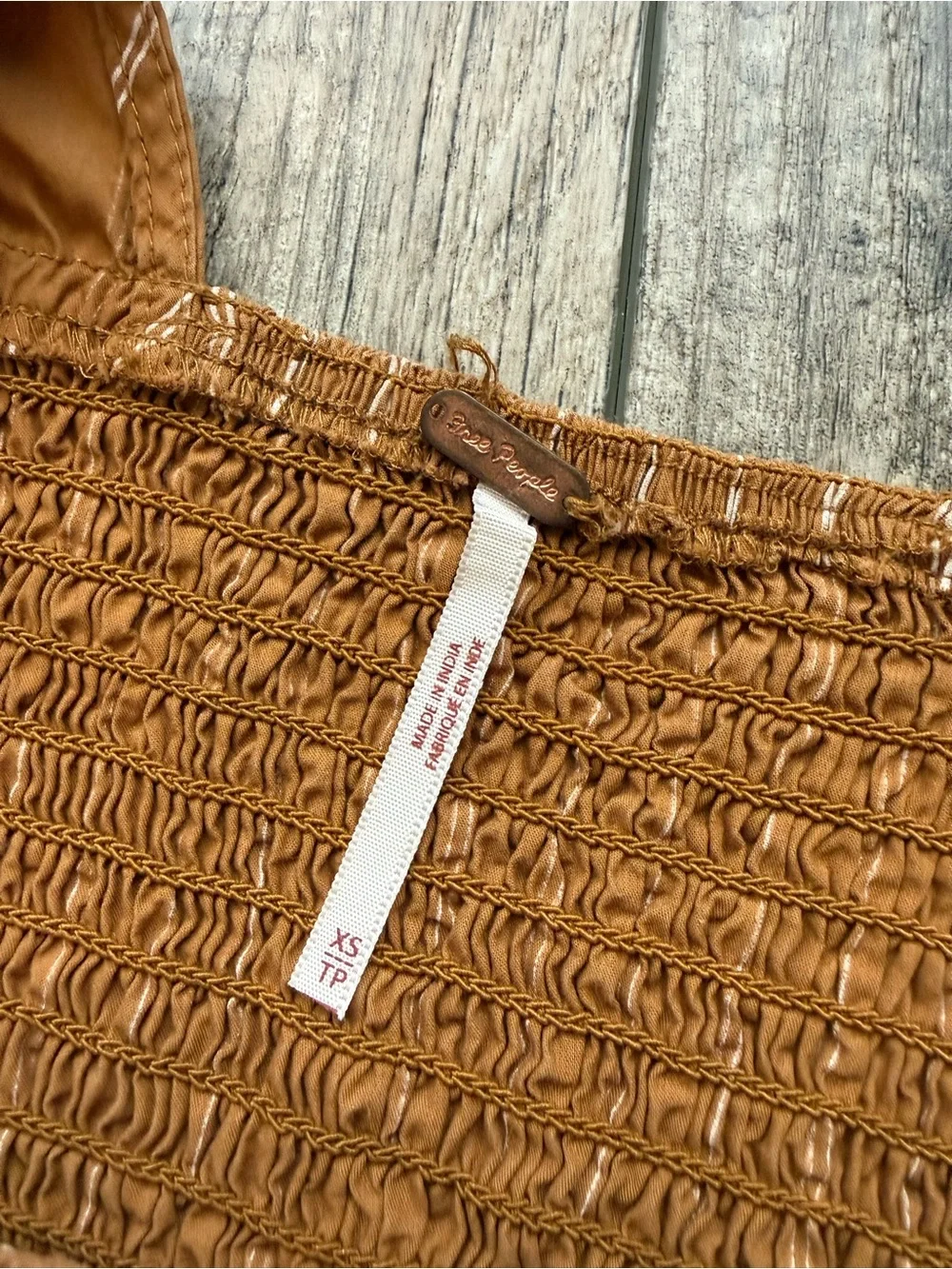 Free People burnt orange